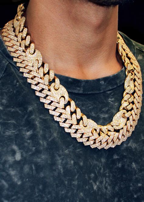 diamond gucci cuban link chain|diamond cut Gucci link chain.